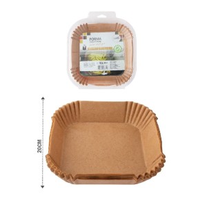 FORMA DESCARTAVEL P/AIRFRYER 1.1L 50 UNIDADES (CASITA)