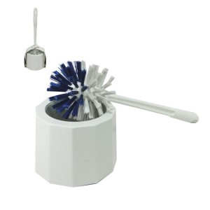 ESCOVA SANITARIA C/SUPORTE DE PLASTICO - DIELU