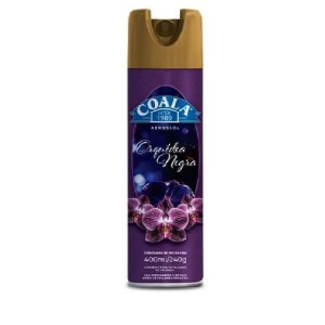ODORIZANTE DE AMBIENTE ORQUIDEA NEGRA AEROSSOL COALA 400ML/240GR