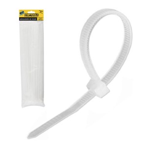ABRACADEIRA DE NYLON PC.50UN 7,6X300M - BRANCO -  STARTOOLS