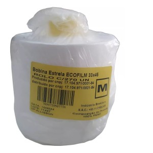 EXPK - BOBINA ESTRELA TAM. M - 33X45 - C/270 SACOS