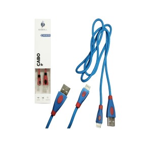 CABO P/CELULAR USB X IP5/6/7/8/X 3,1A EXOCELL